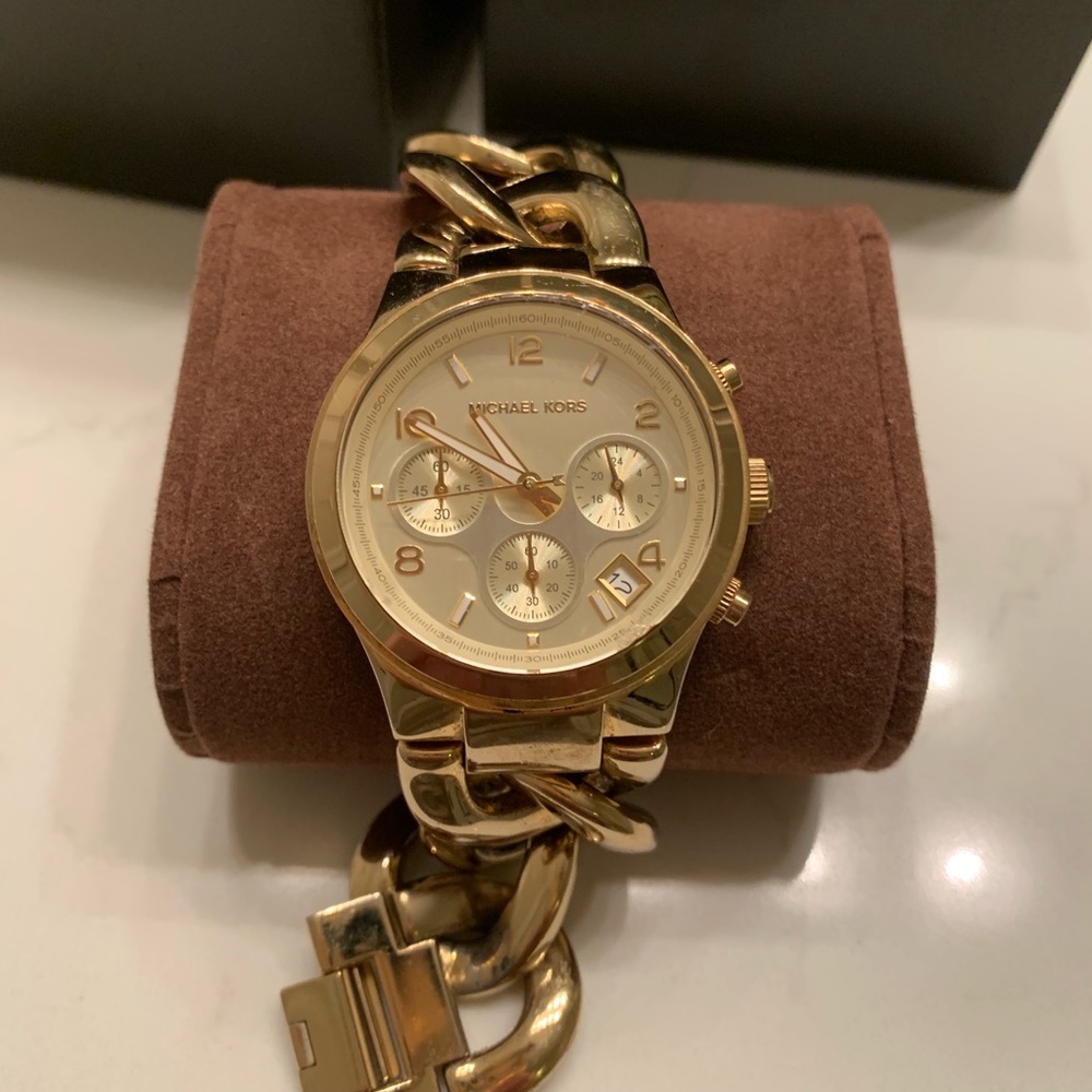 Women’s Gold Michael Kors Watch